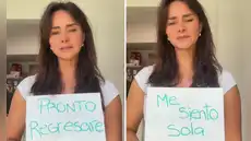 Maricielo Effio reaparece llorando desde los Estados Unidos y confiesa sentirse sola tras no conseguir trabajo como actriz: “Estaré bien”