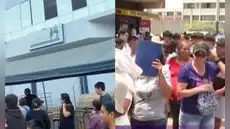 Largas filas en Reniec por caída del sistema en sede de San Luis: ''Nos dijeron que volvamos mañana''