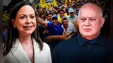 Diosdado Cabello amenaza a María Corina Machado con una 'sorpresa' si regresa a Venezuela: "No les voy a decir qué"
