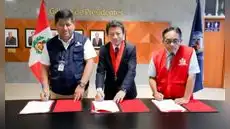 Presidente de la Corte de Sullana y autoridades electorales firman acta de compromiso para difusión de programa “Justicia Electoral”