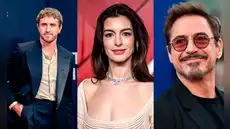 Robert Downey Jr., Anne Hathaway y Paul Mescal son los presentadores confirmados para los Oscar 2026