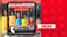 Keiko Fujimori NO lidera lista de intención de voto presidencial de Datum en febrero