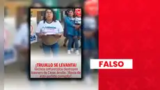 Ciudadanos de Trujillo sí rompieron propaganda política de Alianza Para el Progreso, pero video no es actual: sucedió en el 2022