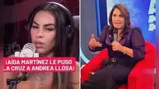 Aida Martínez acusa a Andrea Llosa por reportaje cuando era menor de edad