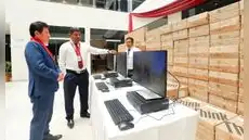 Presidente de la Corte de Sullana hace entrega de 102 computadoras para Órganos Jurisdiccionales de Sullana y Talara