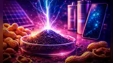 Científicos australianos transforman cáscaras de maní en un material clave para mejorar baterías de celulares: todo en 10 minutos