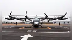 Un nuevo 'taxi volador' supera en China su primera prueba de vuelo: cuenta con una capacidad de 10 pasajeros
