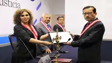 Augusto Ruidías fue incorporado como juez de la Corte Suprema de Justicia