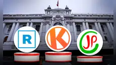 Encuestas para el Senado: Renovación Popular y Fuerza Popular van empatados, Juntos Por el Perú es el tercer favorito