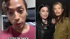 Imitador de Steven Tyler se emociona al recibir mensaje de la hija del rockero