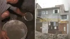 Familia denuncia que obra de la MML habría roto tubería y provocado inundación en su vivienda de SJL