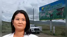 Keiko Fujimori visitó fundo de familia vinculada a minera de oro en La Rinconada