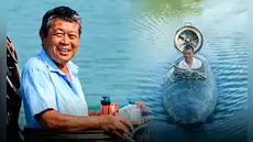 Un agricultor chino crea un submarino con US$700 capaz de sumergirse 8 metros