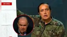 Álex Gonzales muestra planillón de supuestas denuncias contra López Aliaga: "Usted está imputado"