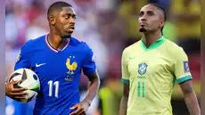 Canal de TV para ver Brasil versus Francia por el amistoso internacional por fecha FIFA de marzo