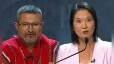 Ronald Atencio al cierre del debate presidencial: "Corrupción se escribe con K de la señora Keiko Fujimori"