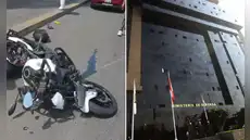 Suboficial de la Marina muere en accidente de tránsito en La Victoria mientras se desplazaba junto a comitiva oficial del Mindef