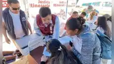 Juez sentencia 8 casos de alimentos en multitudinaria Feria de Justicia en Chala