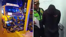 Chofer persigue y embiste a sujetos que intentaron incendiar su combi