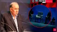 Rafael López Aliaga volvió a llegar tarde al debate presidencial: silla estaba vacía en el inicio