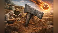 Arqueólogos chinos descubren que una antigua cultura fabricó un arma con los restos de un meteorito