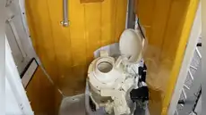 La tripulación de Artemis II sufrió un problema en el baño de la nave espacial: “Está atascado”