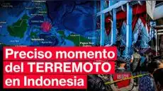 🚨 Las impactantes imágenes del terremotto de 7,4 en Indonesia