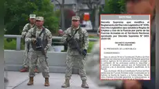 Gobierno de Balcázar oficializa decreto que quita responsabilidad penal a militares en estado de emergencia