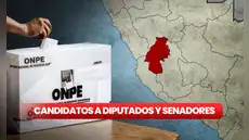 ¿Quiénes son los candidatos al Senado y Diputados por Huancavelica en Elecciones 2026?