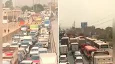 Accidente en Puente Piedra genera fuerte congestión vehicular en la Panamericana Norte