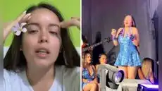 Kiara Lozano se niega a hacer el baile eléctrico de 'la boa' en concierto de Corazón Serrano y desata polémica: "Falta de respeto hacia el público"