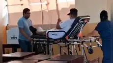 Hombre llegó en camilla a votar en Ica: ONPE le negó exoneración de la multa pese a fractura