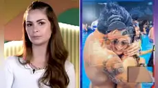 Laura Spoya reacciona a su presunta relación con joven tras difundirse imagen abrazados en una piscina: "No me da la gana"