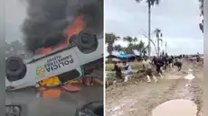 La Pampa: atacan camionetas de la Policía durante operativo contra la minería ilegal en Madre de Dios