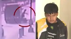 Extorsionador ataca a obrero, huye y se estrella contra combi antes de ser capturado