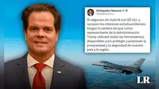 Embajador de EE.UU se enoja por cancelación de la compra de los cazas F-16 Block 70