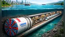 China rompe un nuevo récord con una gigantesca perforadora que excava 89 metros bajo el río para un túnel de trenes de alta velocidad