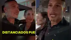 Paolo Guerrero pierde la calma y enfrenta a reportero de Magaly Medina tras ser captado en cena con Ana Paula Consorte