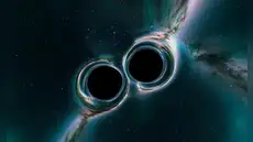 Dos agujeros negros supermasivos se acercarían a una colisión dentro de 100 años y la Tierra sentiría sus efectos