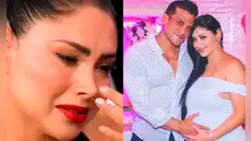 Pamela Franco llora al hablar por primera vez de la condición de su hija con Domínguez