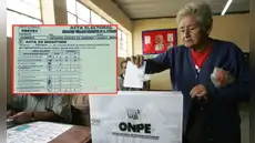 Reportan en EE.UU acta virtual con partidos que no existen: ONPE responde que no afectó el conteo de votos