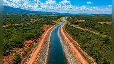 Un 'río artificial' es construido en un país de Sudamérica como solución a la sequía