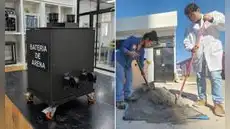 En una caja de arena: estudiantes peruanos crean sistema que eleva la temperatura de viviendas en zonas de helada