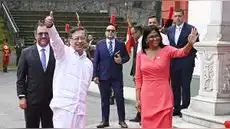 Delcy Rodríguez recibe a Gustavo Petro como el primer presidente en visitar Venezuela tras la salida de Maduro