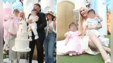 Mauricio Diez Canseco hace tremenda fiesta por el primer año de sus mellizos