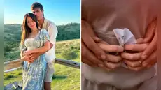 Jazmín Pinedo muestra su vientre y hace importante anuncio junto a su novio extranjero Pedro Araujo: “Ya es una realidad”