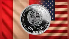 BCRP: nueva moneda de un sol conmemora 200 años de relaciones diplomáticas con EE. UU.