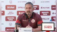 Franco Velazco aclaró cómo va la elección del nuevo DT de Universitario: "La idea es tomar un tiempo prudencial"