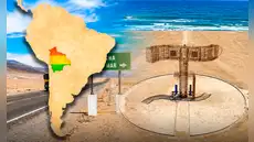 La playa de 5 km en un país de Sudamérica que daría a Bolivia acceso al mar hasta 2091, pero hoy luce desierta y abandonada