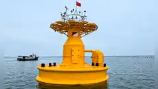 China supera un problema de la Segunda Guerra Mundial con una innovadora boya de 6 metros para monitorear el mar en tiempo real